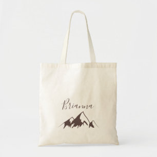 Clear Mountain Land Bridesmaid Tote Bag Tygkasse