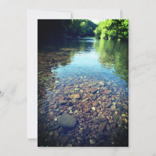 Clear River Vatten Tack Kort
