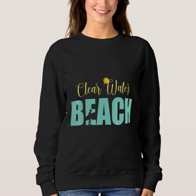 Clear Vatten Beach T Shirt (Framsida)