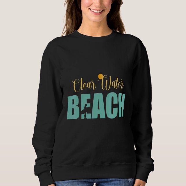Clear Vatten Beach T Shirt (Framsida)