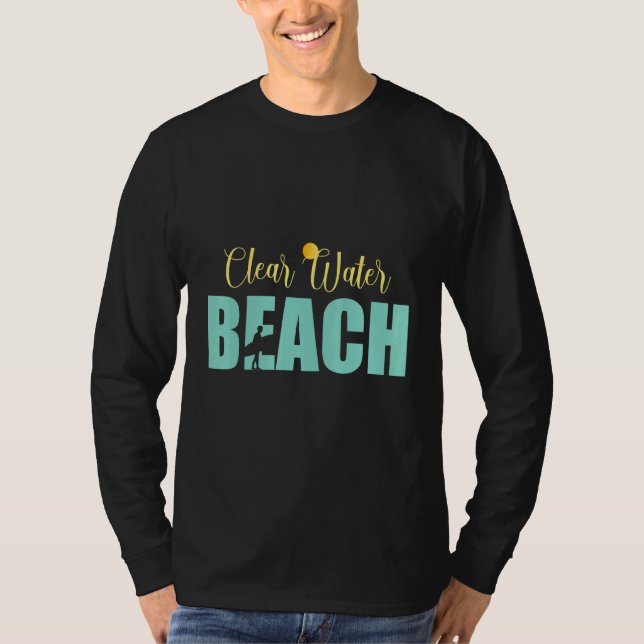 Clear Vatten Beach T Shirt (Framsida)