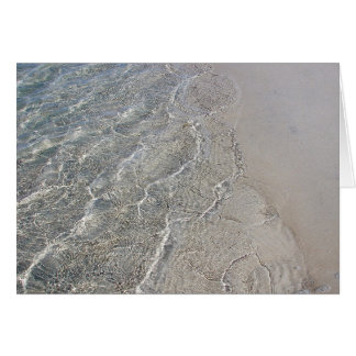 Clear vatten hälsningskort