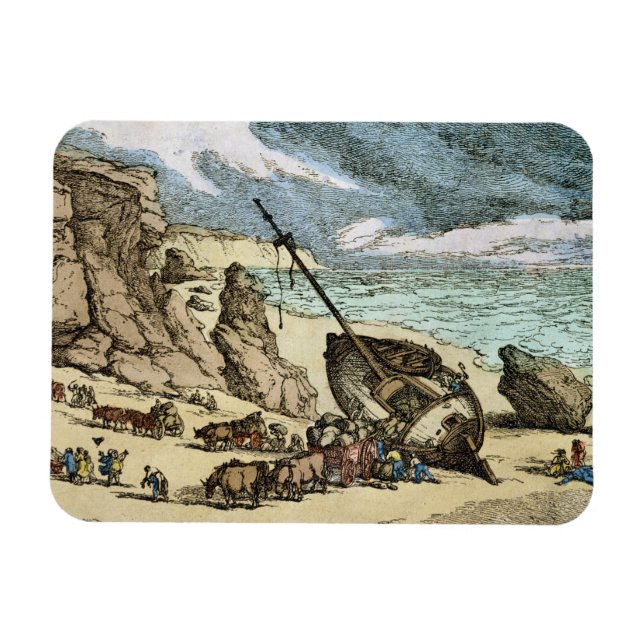 Clearing av ett vrak på Cornwall Kusten, f Magnet (Horisontell)