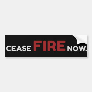 Clearing Fire Now Black Bildekal