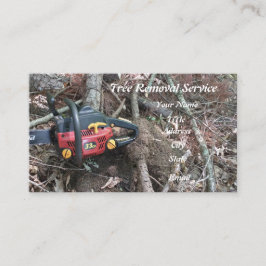 Clearing från träd per Professionell Arborist Visitkort