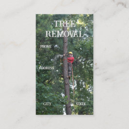 Clearingtjänster i träd visitkort