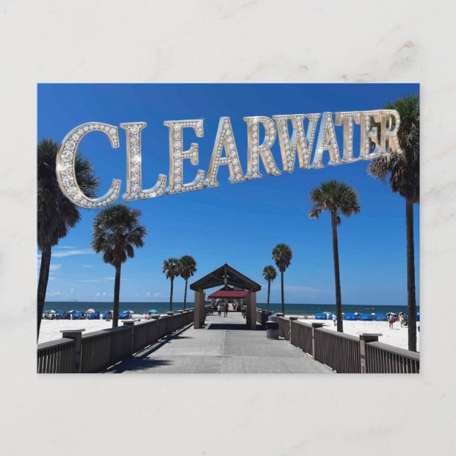 Clearwater Beach Endast vykort (Framsida)