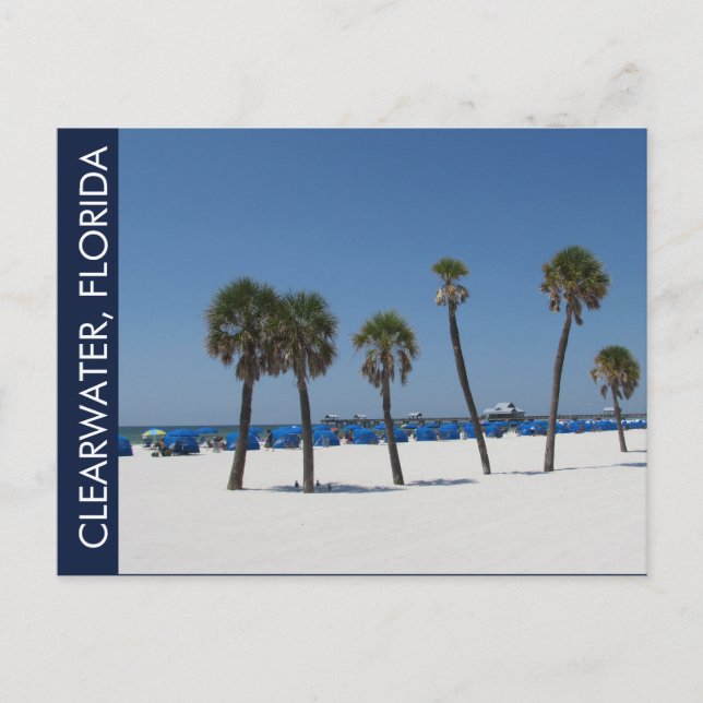 Clearwater Beach FL Vykort (Framsida)