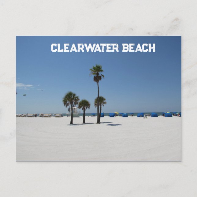 Clearwater Beach FL Vykort (Framsida)