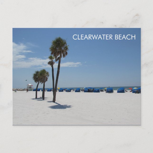 Clearwater Beach FL Vykort (Framsida)