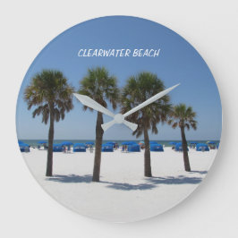 Clearwater Beach Florida Clock Stor Klocka