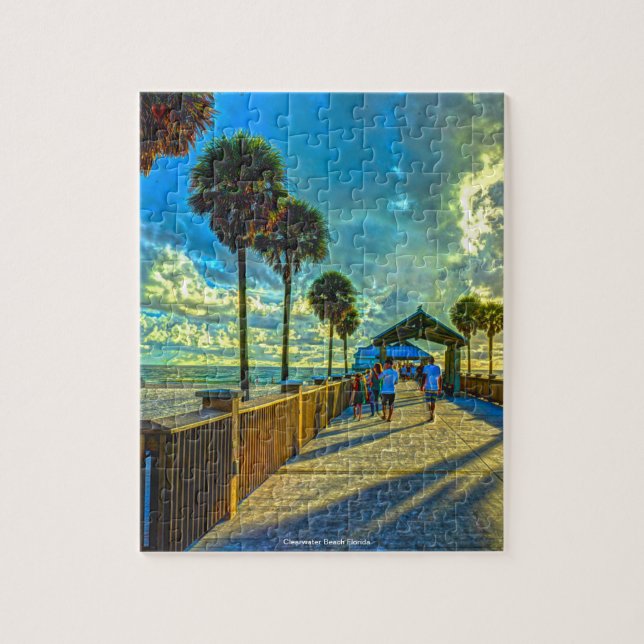 Clearwater Beach Florida Jigszle Puzzle Pussel (Vertikal)
