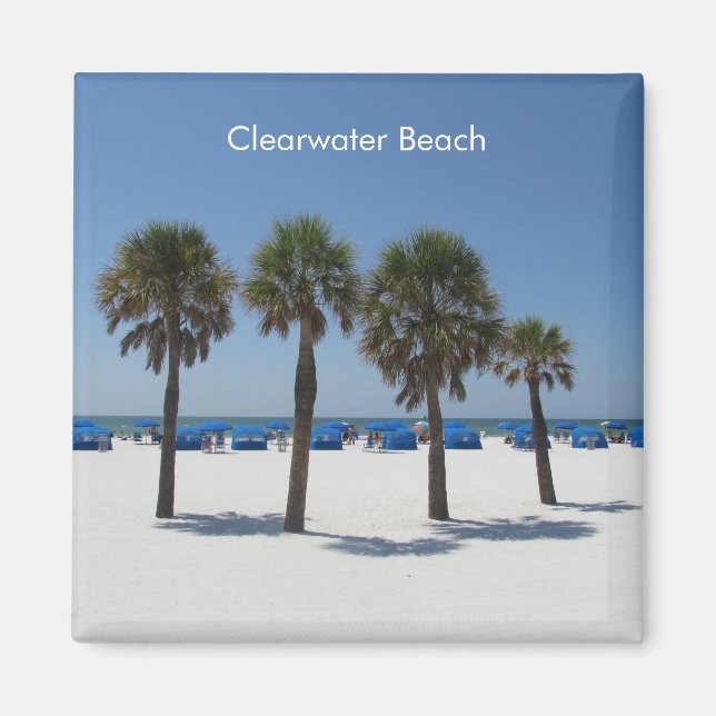 Clearwater Beach, Florida Magnet (Framsidan)