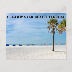 Clearwater Beach, Florida Postcard Vykort