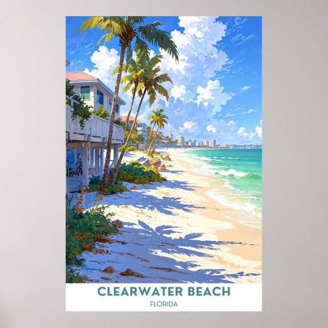 Clearwater Beach, Florida Poster (Framsidan)