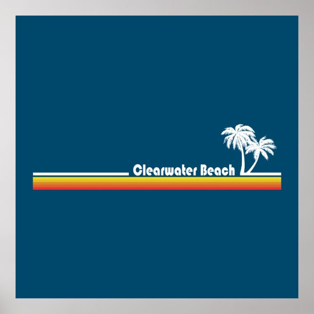 Clearwater Beach Florida Poster (Framsidan)