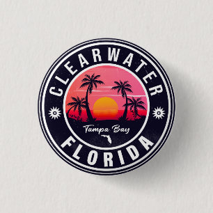 Clearwater Beach Florida Retro Sunset Souvenirs Knapp