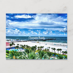Clearwater Beach, Florida, semesterdestination Vykort