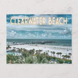 Clearwater Beach Florida-strand Vykort