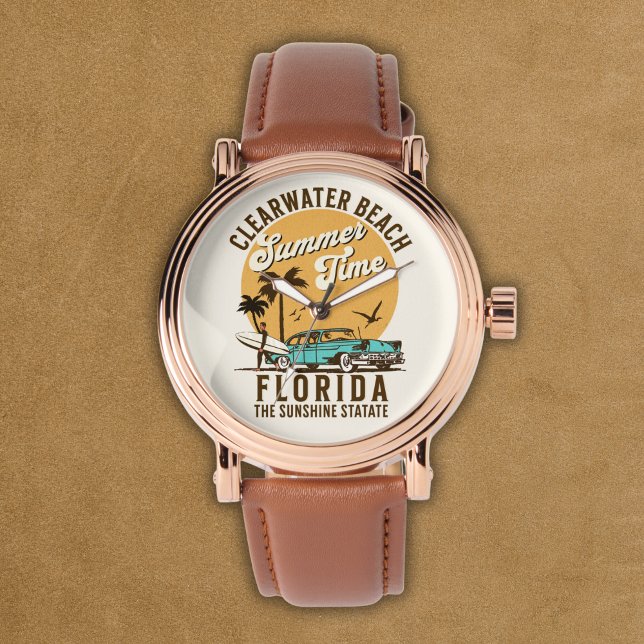 ClearWater Beach Florida Summer Time Armbandsur (Skapare uppladdad)
