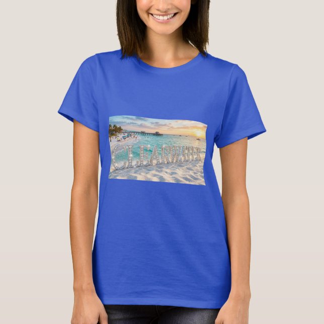 Clearwater Beach Florida T-Shirt (Framsida)