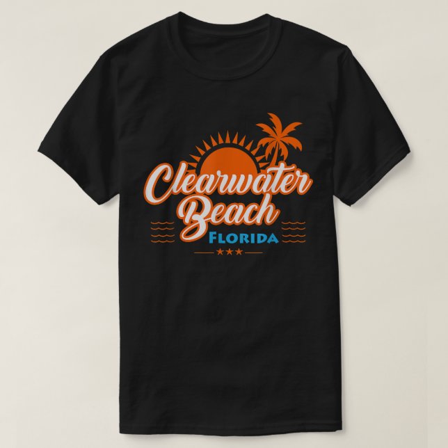 Clearwater Beach Florida T Shirt (Design framsida)