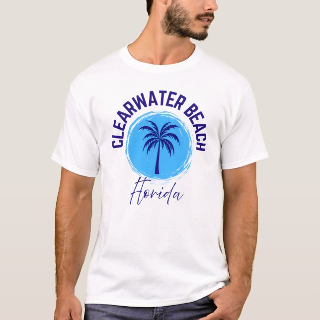 Clearwater Beach Florida T-Shirt (Framsida)
