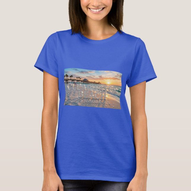 Clearwater Beach Florida T-Shirt (Framsida)