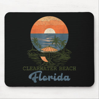Clearwater Beach Florida Tropisk Solnedgång Sommar Musmatta