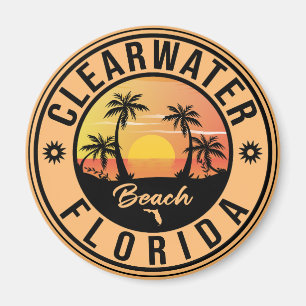 Clearwater Beach Florida Vintage Souvenirs Magnet