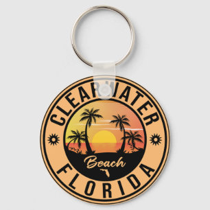 Clearwater Beach Florida Vintage Souvenirs Nyckelring