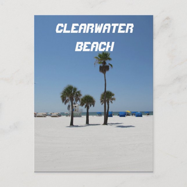 Clearwater Beach Florida vykort (Framsida)