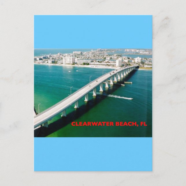 CLEARWATER BEACH FLORIDA VYKORT (Framsida)