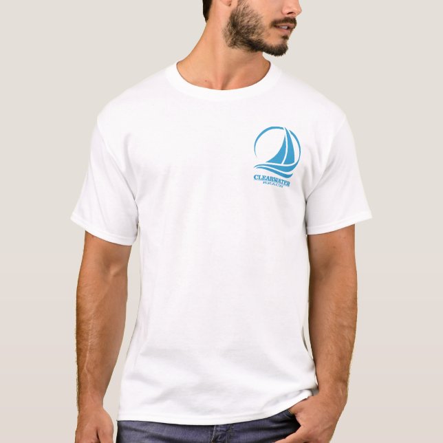 Clearwater Beach (havssköldpaddor) T Shirt (Framsida)