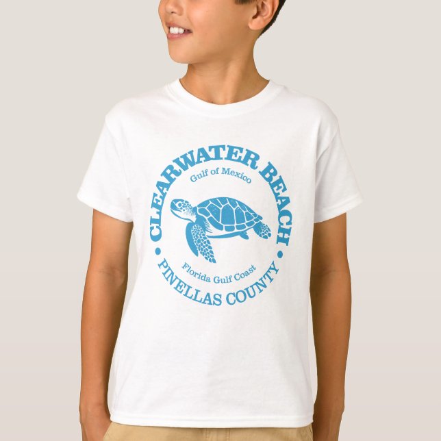 Clearwater Beach (havssköldpaddor) T Shirt (Framsida)