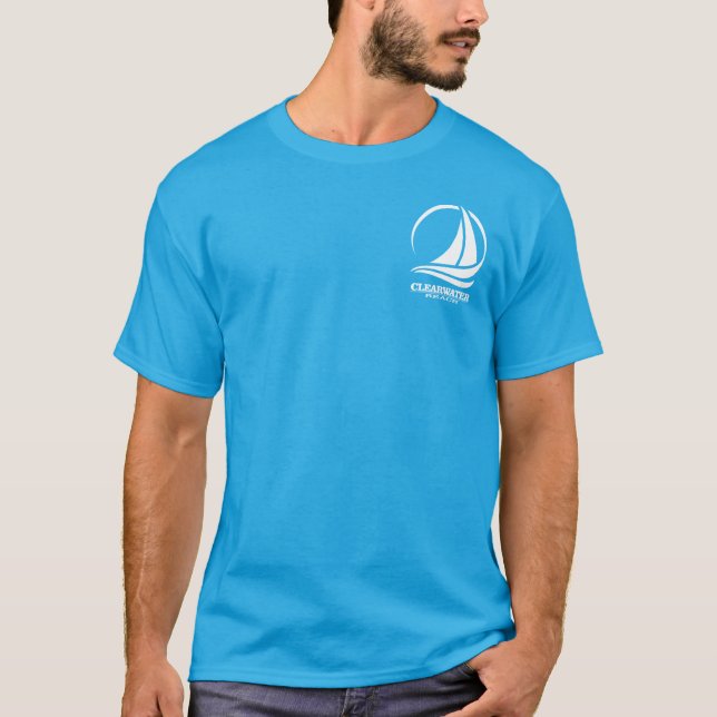 Clearwater Beach (havssköldpaddor) T Shirt (Framsida)