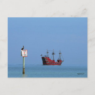 Clearwater Beach Pirat Cruise-vykort Vykort