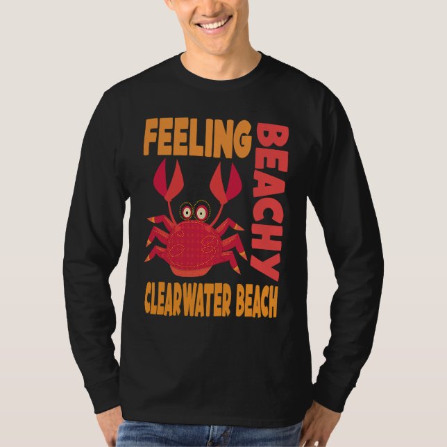 Clearwater Beach Semester Citat för sommaren T Shirt (Framsida)