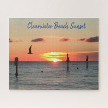 Clearwater Beach Sunset Jigszons Puzzon