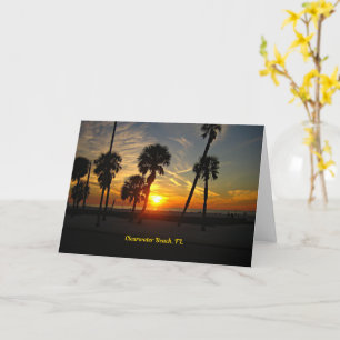 Clearwater Beach Sunset Kort