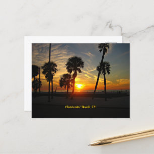 Clearwater Beach Sunset Vykort