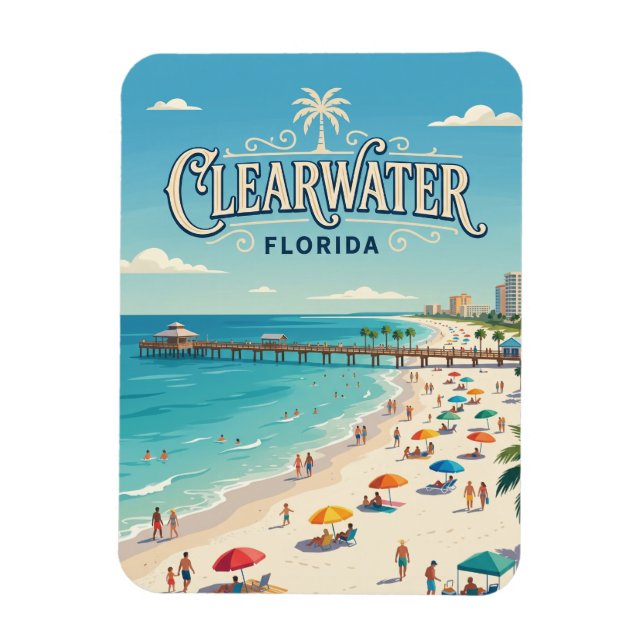 Clearwater Beach USA blir Magnet (Vertikal)