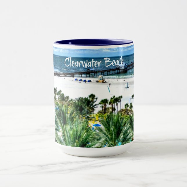 Clearwater Beach, Vacation Destination Mugg (Center)