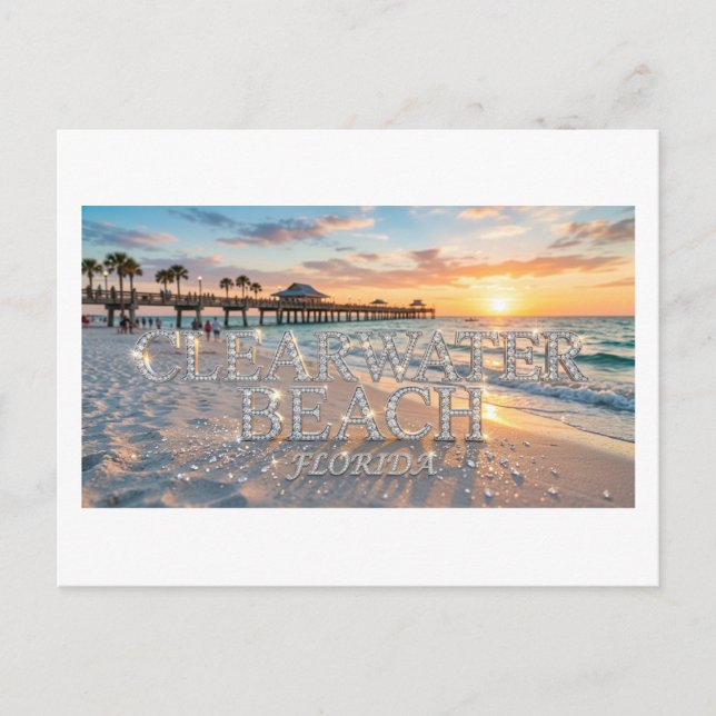Clearwater Beach vykort (Framsida)