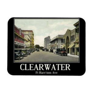 Clearwater FL, Florida, Vintage Stil Magnet