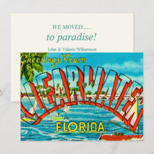 Clearwater FL Flyttmeddelande