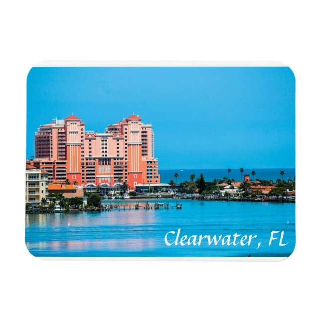 Clearwater Florida, anpassad magnet (Horisontell)