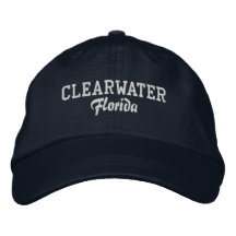 Clearwater Florida Broderad Basebollmössa