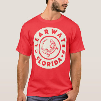 Clearwater Florida Circle Tan T Shirt