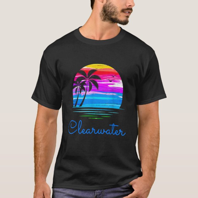 Clearwater Florida Family Vacation Beach Matching T Shirt (Framsida)